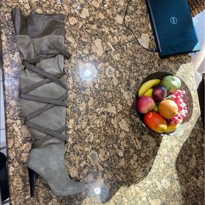 Colin Stuart over The Knee Thigh High Boots